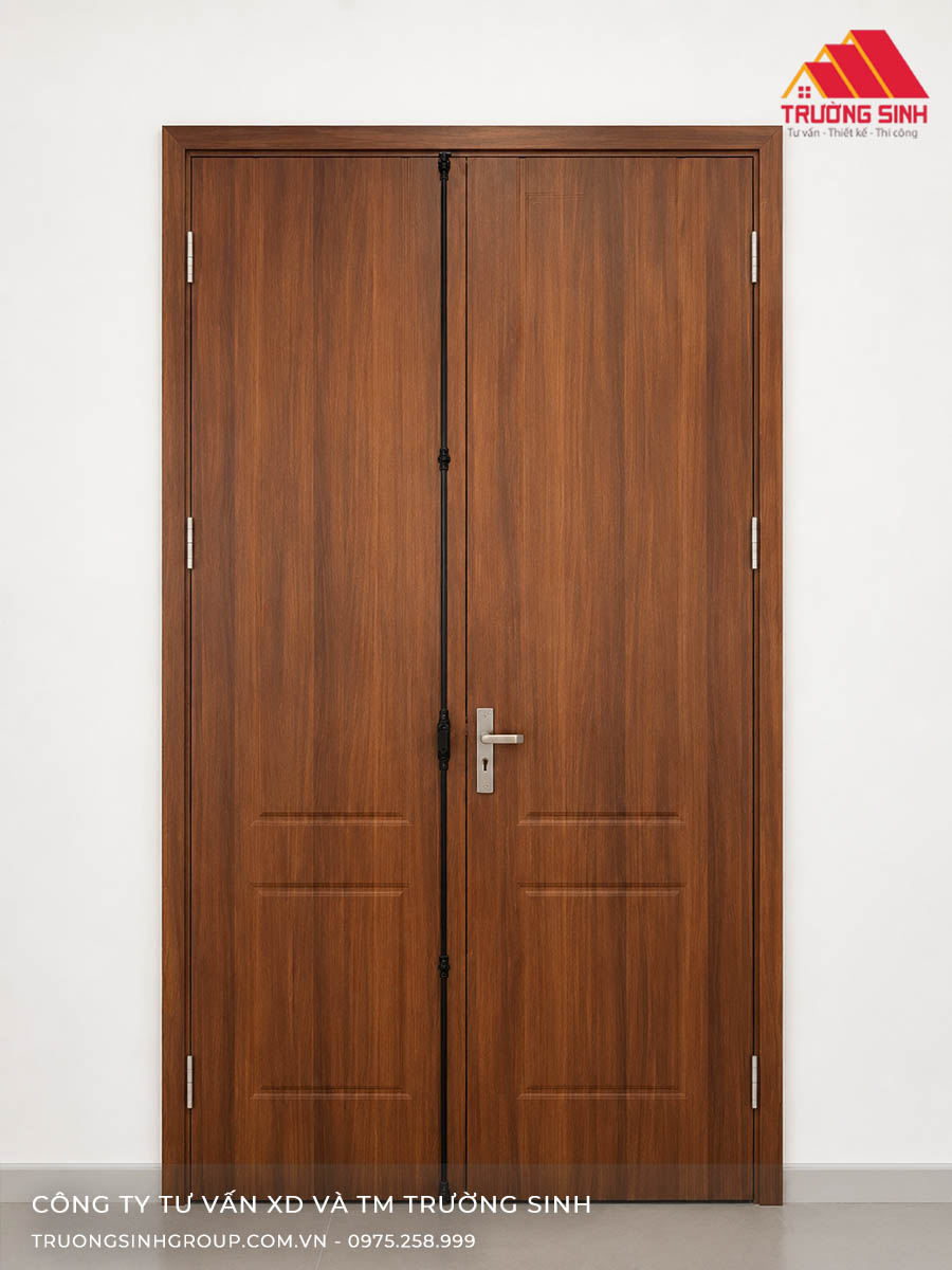 Mẫu cửa đôi Composite dành cho phòng khách